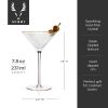Meridian Crystal Martini Glasses ViskiÂ®