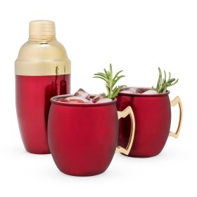 Red Mule Mug & Cocktail Shaker Gift Set by TwineÂ®