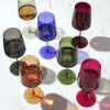 Reserve Nouveau Crystal Wine Glasses in Seaside ViskiÂ®