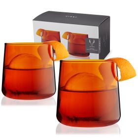 Aurora Cocktail Tumblers in Amber ViskiÂ®