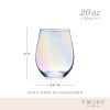 Luster Stemless Wine Glass Set by TwineÂ®