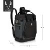 Insulated Cooler Backpack in Black Viski