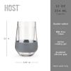 Wine FREEZEâ„¢ XL in Gray (set of 2) by HOSTÂ®