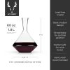 Raye Crystal Angled Wine Decanter ViskiÂ®