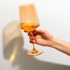 Reserve Nouveau Wine Glasses in Topaz Viski