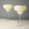 Angled Crystal Margarita Glasses by ViskiÂ®