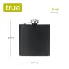 TrueFlaskâ„¢: 6 oz Matte Black Flask by True