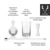 4-Piece Stainless Steel Mixologist Barware Set by ViskiÂ®