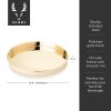 Belmont Round Serving Tray in Gold ViskiÂ®
