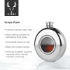 Irving Scope Flask in Silver ViskiÂ®