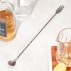 Gunmetal Trident Barspoon by ViskiÂ®