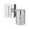 Harrison Double-Walled Mixing Glass in Silver ViskiÂ®
