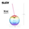 Rainbow Disco Ball Tumbler BlushÂ®