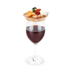 Topper Bamboo Appetizer Glass Toppers by True