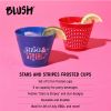 Stars and Stripes Frosted Cups set of 12 by Blush