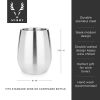 Harrison Insulated Bottle Chiller in Stainless Steel ViskiÂ®