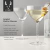Raye Angled Crystal Martini Glasses ViskiÂ®