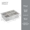 2 inch Ice Cube Tray with Lid in Marble by HOSTÂ®