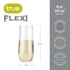 Flexi Stemless Champagne Flute Bulk by True