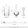 4-Piece Stainless Steel Mixologist Barware Set by ViskiÂ®