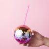 Rainbow Disco Ball Tumbler BlushÂ®