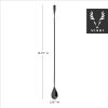 40cm Gunmetal Weighted Barspoon by ViskiÂ®