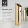 Modern Gold Pitcher by ViskiÂ®