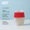 Wine FREEZEâ„¢ Cup in Red Glitter Single by HOST
