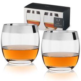 Irving Crystal Chrome-Rim Tumblers ViskiÂ®