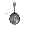 Gunmetal Julep Strainer by ViskiÂ®