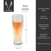 Glacierâ„¢ Double-Walled Chilling Beer Glass by ViskiÂ®