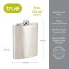 TrueFlaskâ„¢: 8 oz Stainless Steel Flask