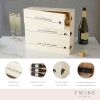 Newlywed's Anniversary Wooden Wine Box by TwineÂ®