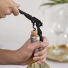 Truetapâ„¢: Double-Hinged Corkscrew in Matte Black with Black