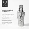 Irving Faceted Cocktail Shaker in Silver ViskiÂ®