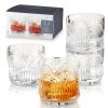 Deco Beau Crystal Lowball Tumblers ViskiÂ®