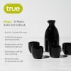 Mogaâ„¢: 5-Piece Sake Set in Black by True