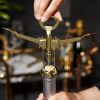 Gold Winged Corkscrew by ViskiÂ®