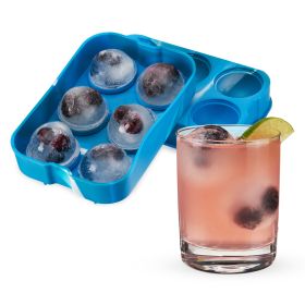 Sphere Ice Cube Tray (6 ct) in Blue Marble by HOSTÂ®