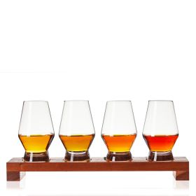 Raye Crystal Spirits Tasting Glass Flight ViskiÂ®