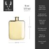 Belmont Flask in Gold ViskiÂ®