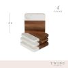 Marble & Acacia Coaster Set by TwineÂ®