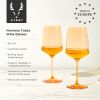 Reserve Nouveau Wine Glasses in Topaz Viski