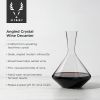 Raye Crystal Angled Wine Decanter ViskiÂ®