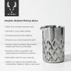 Harrison Double-Walled Mixing Glass in Silver ViskiÂ®