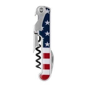 American Flag Stainless Steel Corkscrew by Foster & Ryeâ„¢