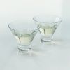Raye Crystal Heavy Base Martini Glasses ViskiÂ®