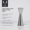Harrison Large Makoto Jigger in Stainless Steel ViskiÂ®