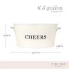 Cheers Galvanized Metal Tub by TwineÂ®