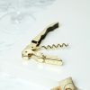 Belmont 24k Signature Double-Hinged Corkscrew in Gold ViskiÂ®